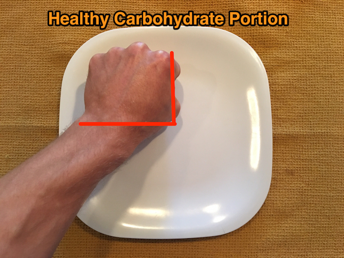 healthy carb portion